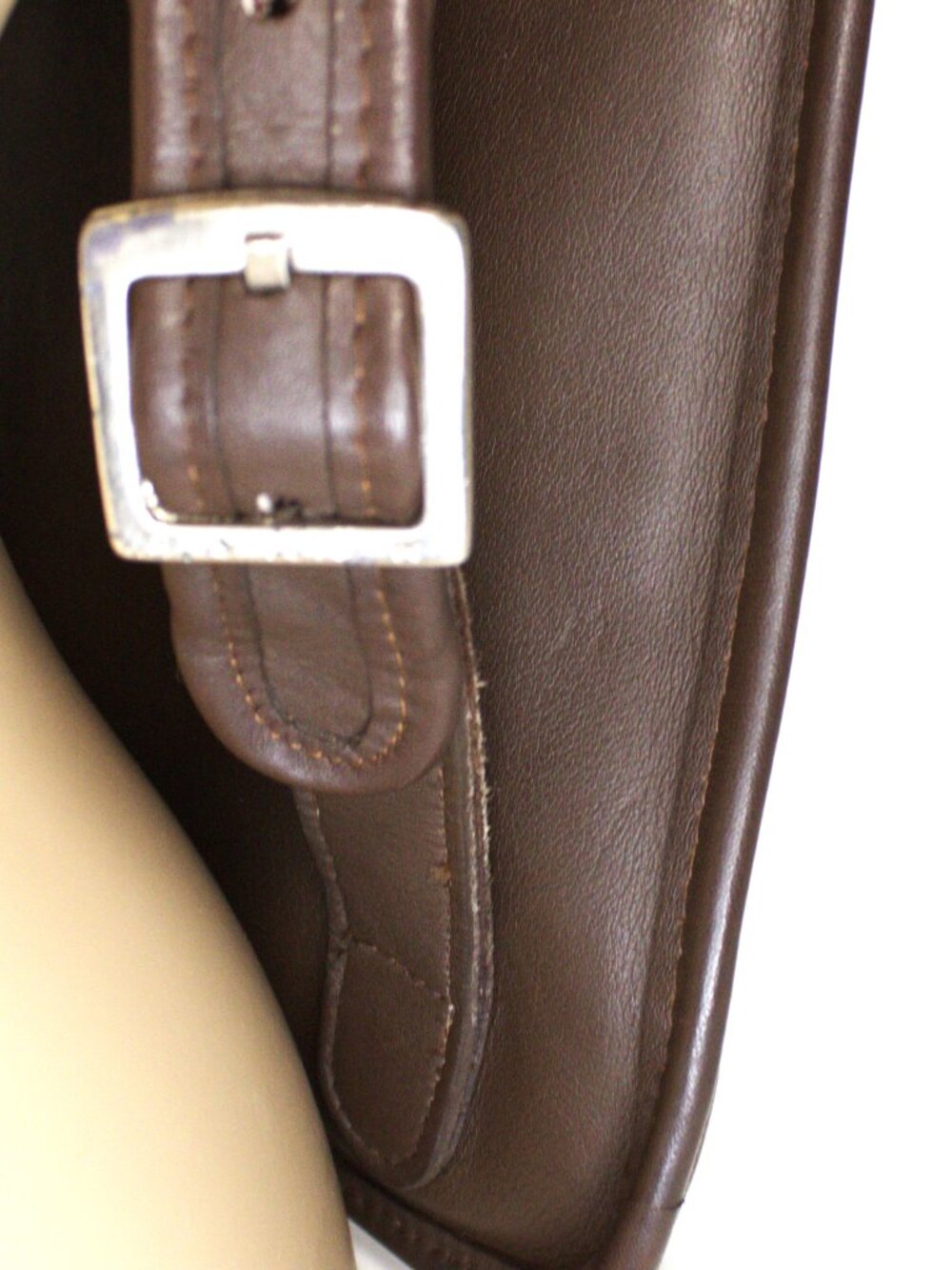 Coach, Vintage Hippie Flat Backpack in Chocolate Brown with Silver Hardware - Picture 3 of 8